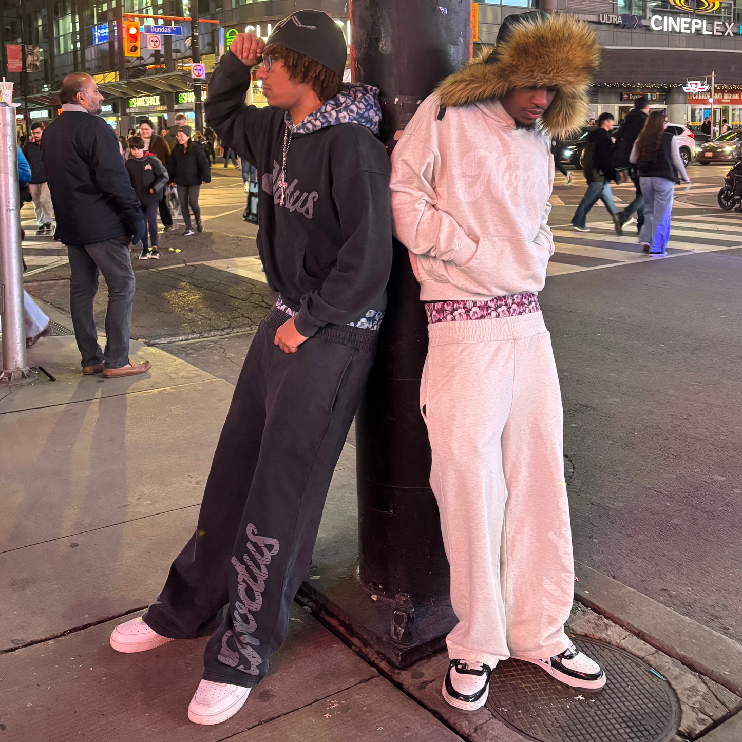 NVCTUS PETAL SWEATS - BLACK