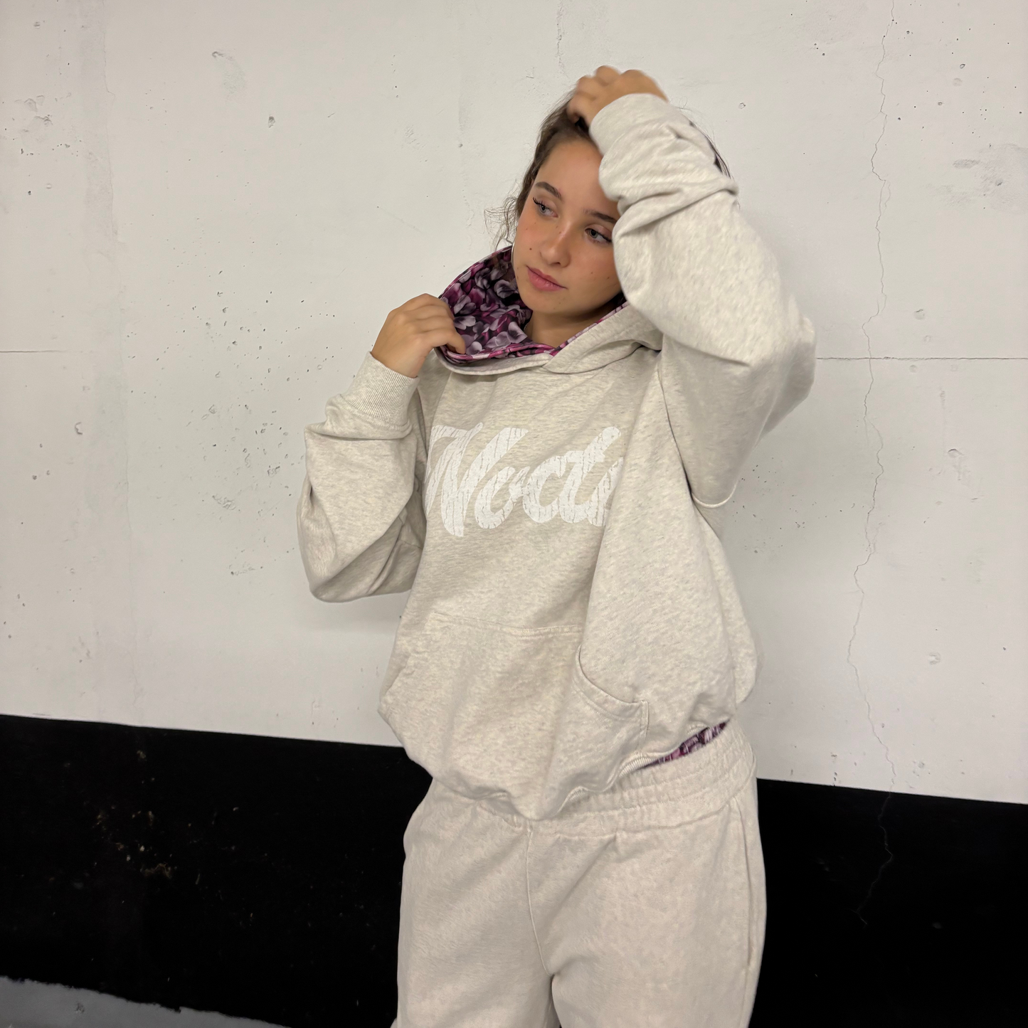 NVCTUS PETAL HOODIE - WHITE