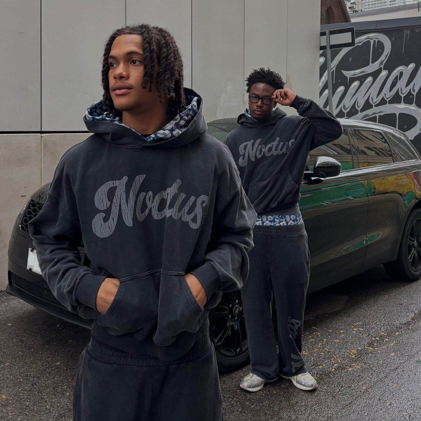 NVCTUS PETAL HOODIE - BLACK