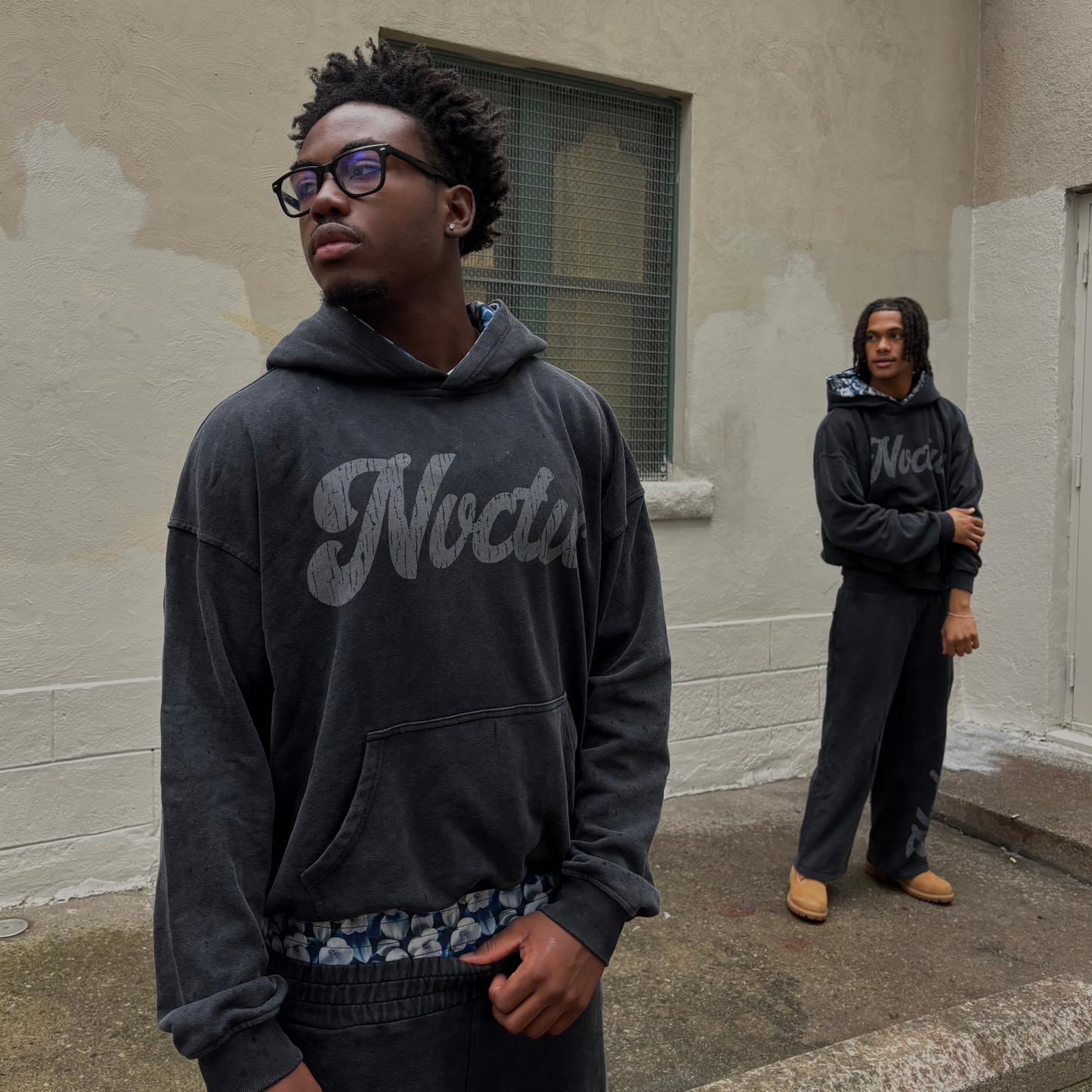 NVCTUS PETAL HOODIE - BLACK